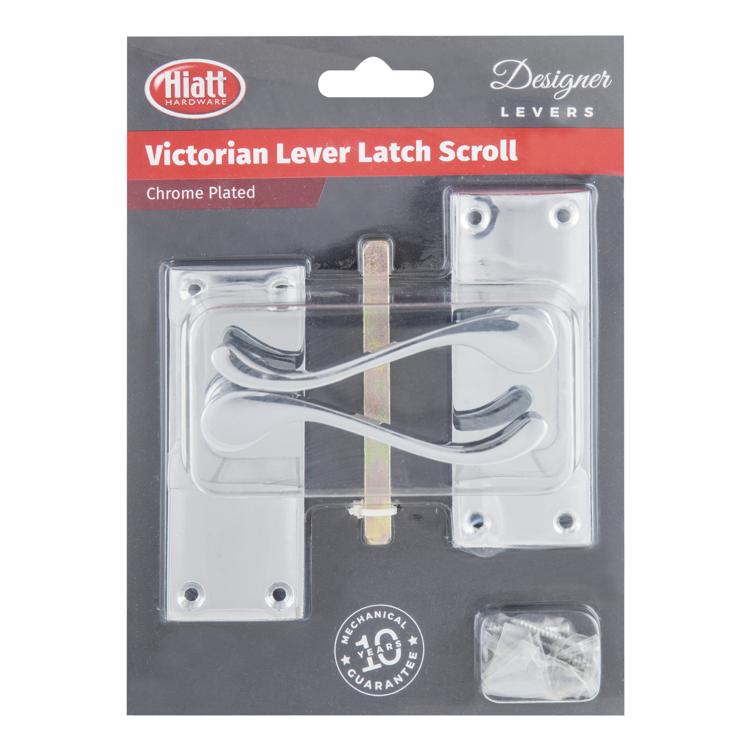 Hiatt Venice Chrome Lever Handle Latch Set Image 2