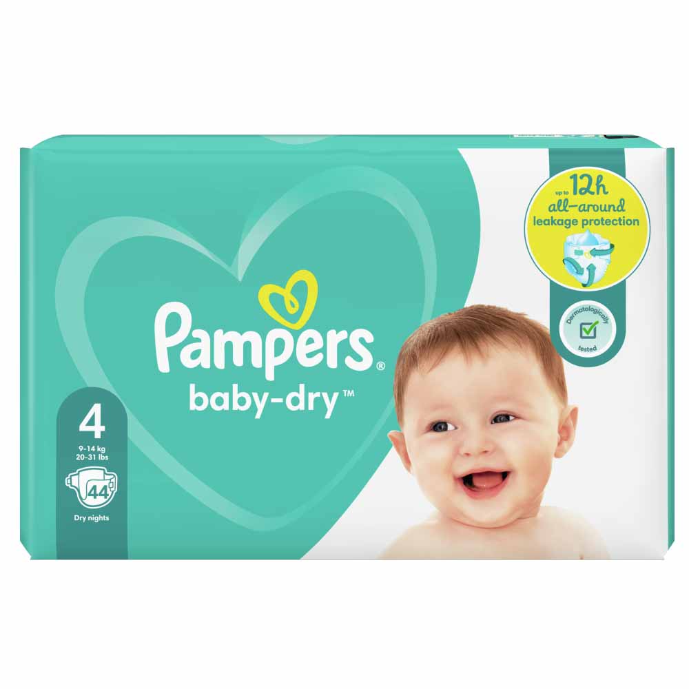 Pampers Baby Dry Maxi Nappies Size 4 44 Pack Image 1