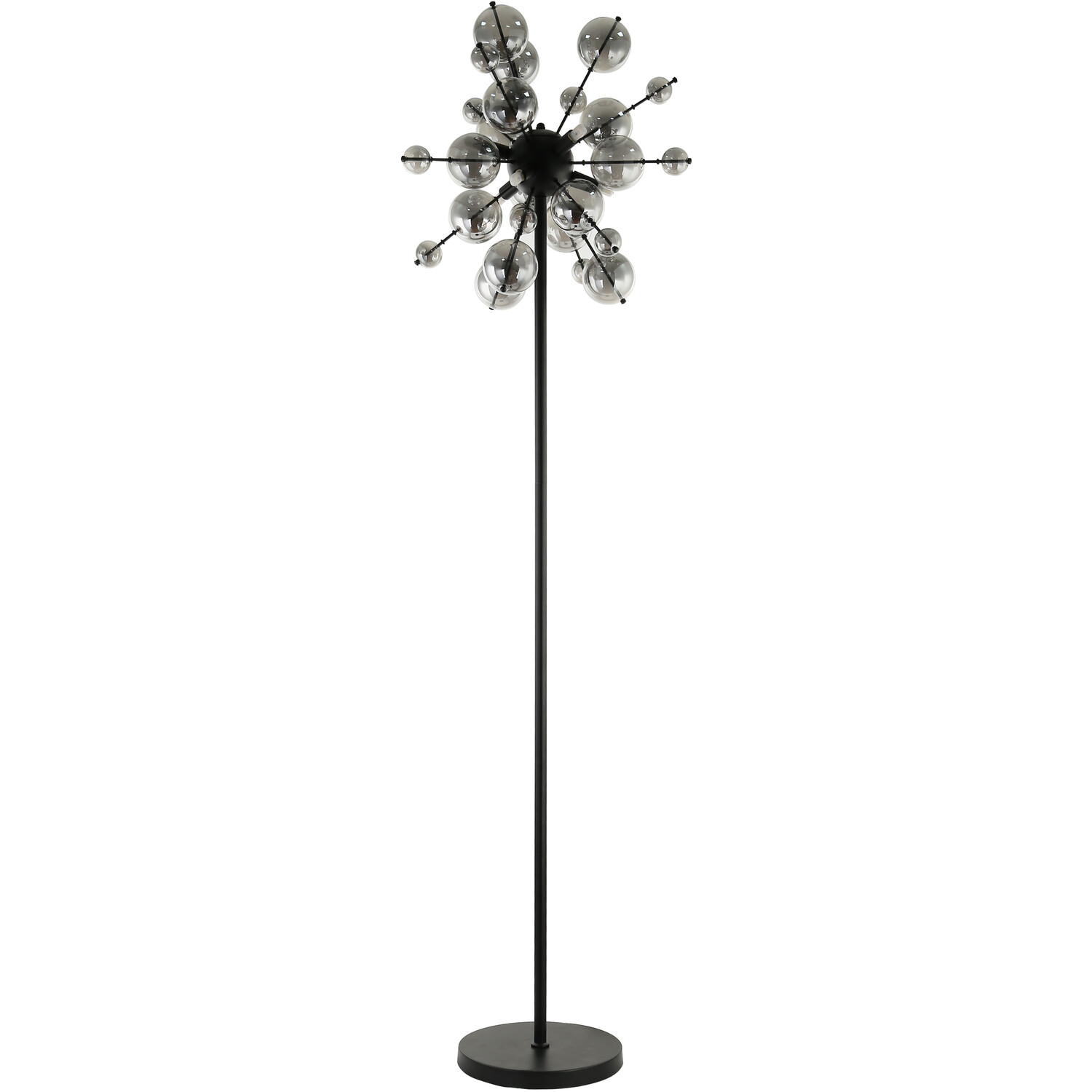 Aurora Floor Lamp - Black and Smoked Image 1