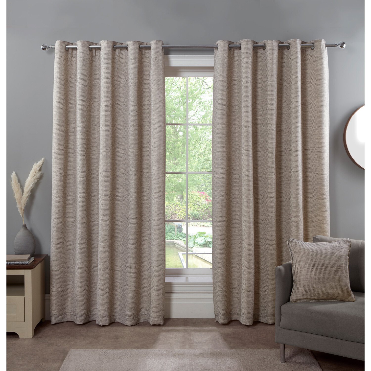 Divante Wentworth Eyelet Curtain 229cm Image 1