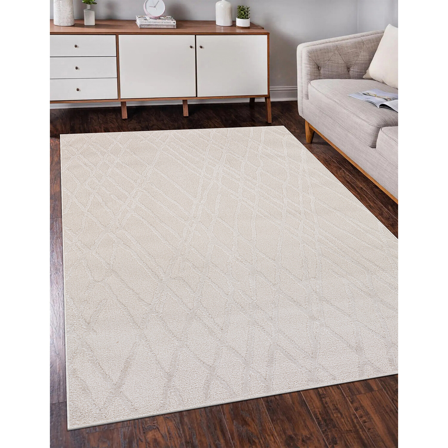 Seasons Hatch Rug - Beige / 230cm Image 2