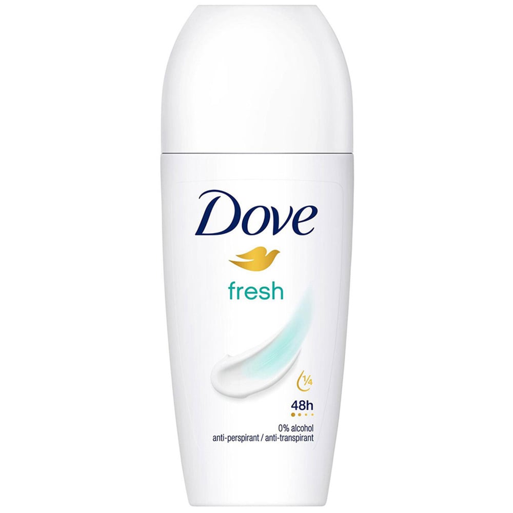 Dove Fresh Anti-Perspirant 48H Sweat and Odour Protection Roll On 50ml 24 Pack Image 2