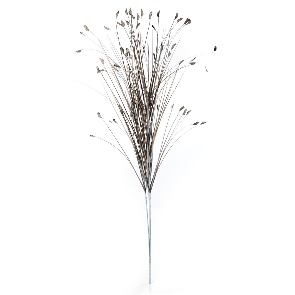 Wilko Feather Multi Stem Dried Grass Grey Image