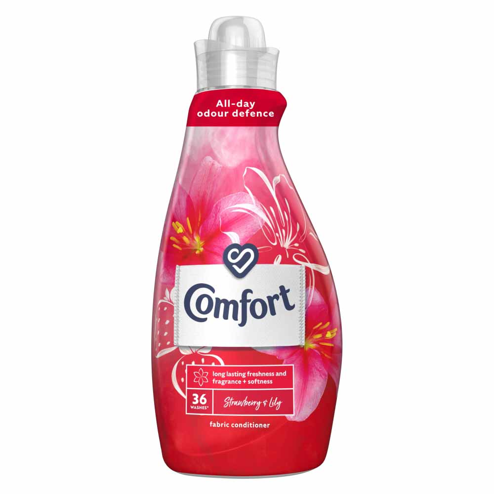 Comfort Strawberry & Lily Fabric Conditioner 36 Washes Image 2
