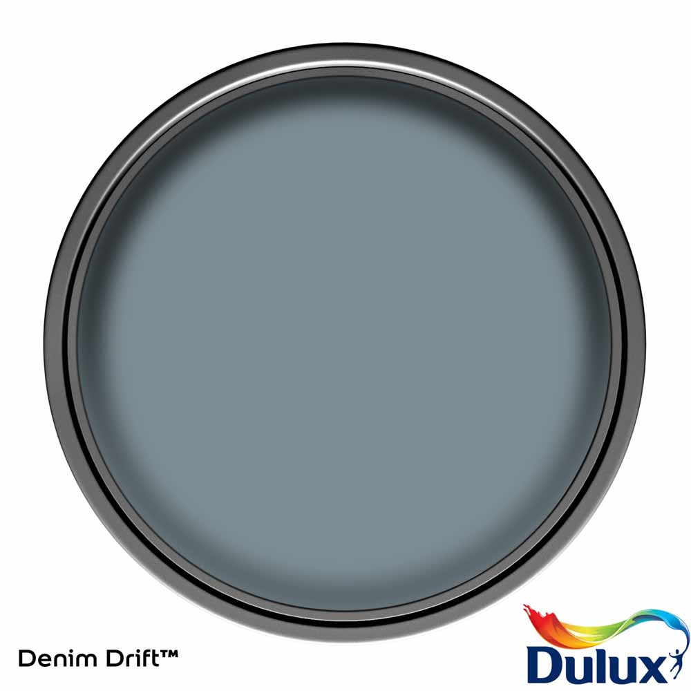 Dulux Simply Refresh One Coat Denim Drift Matt Emulsion Paint 2.5L Image 3
