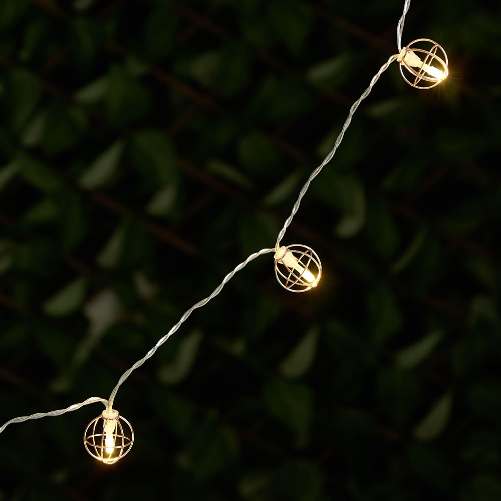 Wilko 10 Bulbs Copper Solar String Lights Image