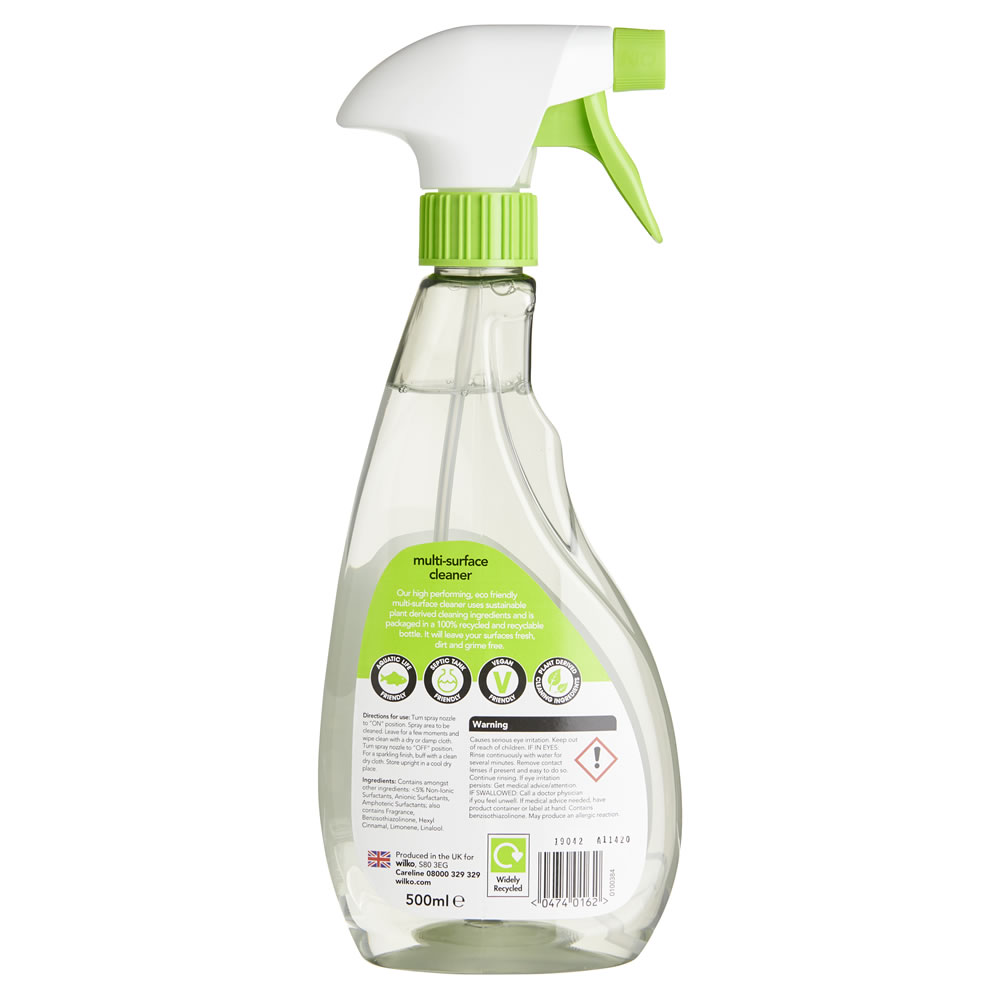 Wilko Eco Multi Surface Spray 500ml Wilko