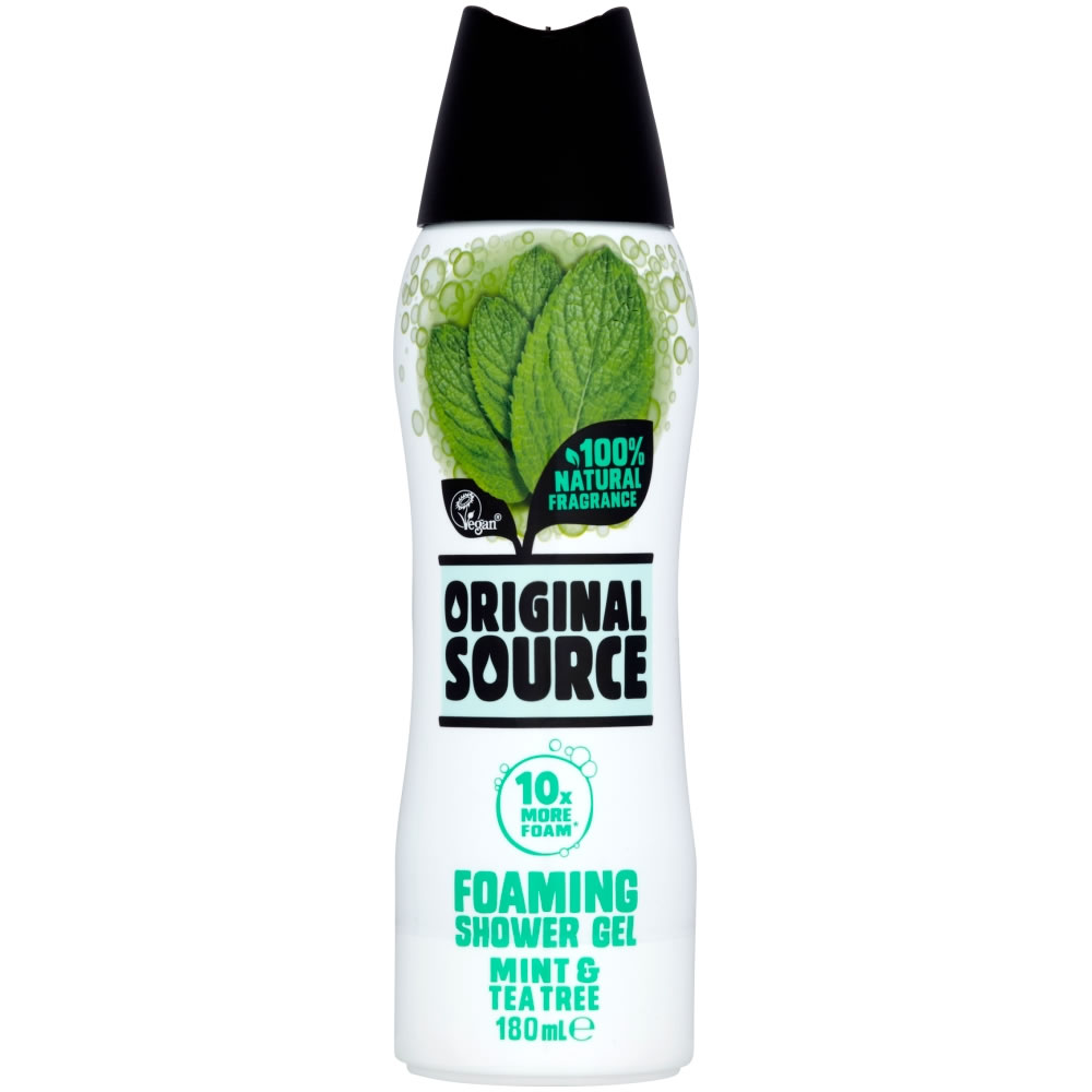 Original Source Mint & Tea Tree Foaming Shower Gel 180ml Wilko
