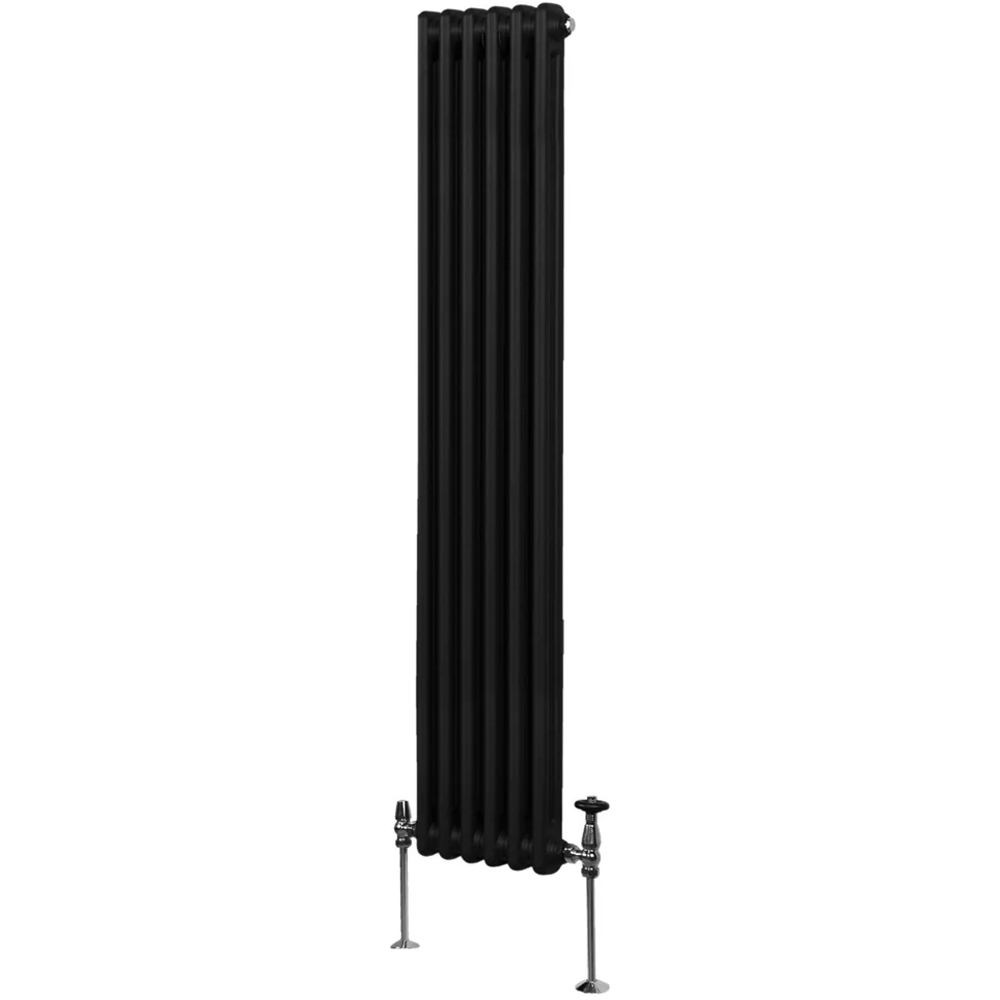 Monster Shop 3180 BTU Black Traditional 2 Column Radiator 1800 x 292mm Image 3