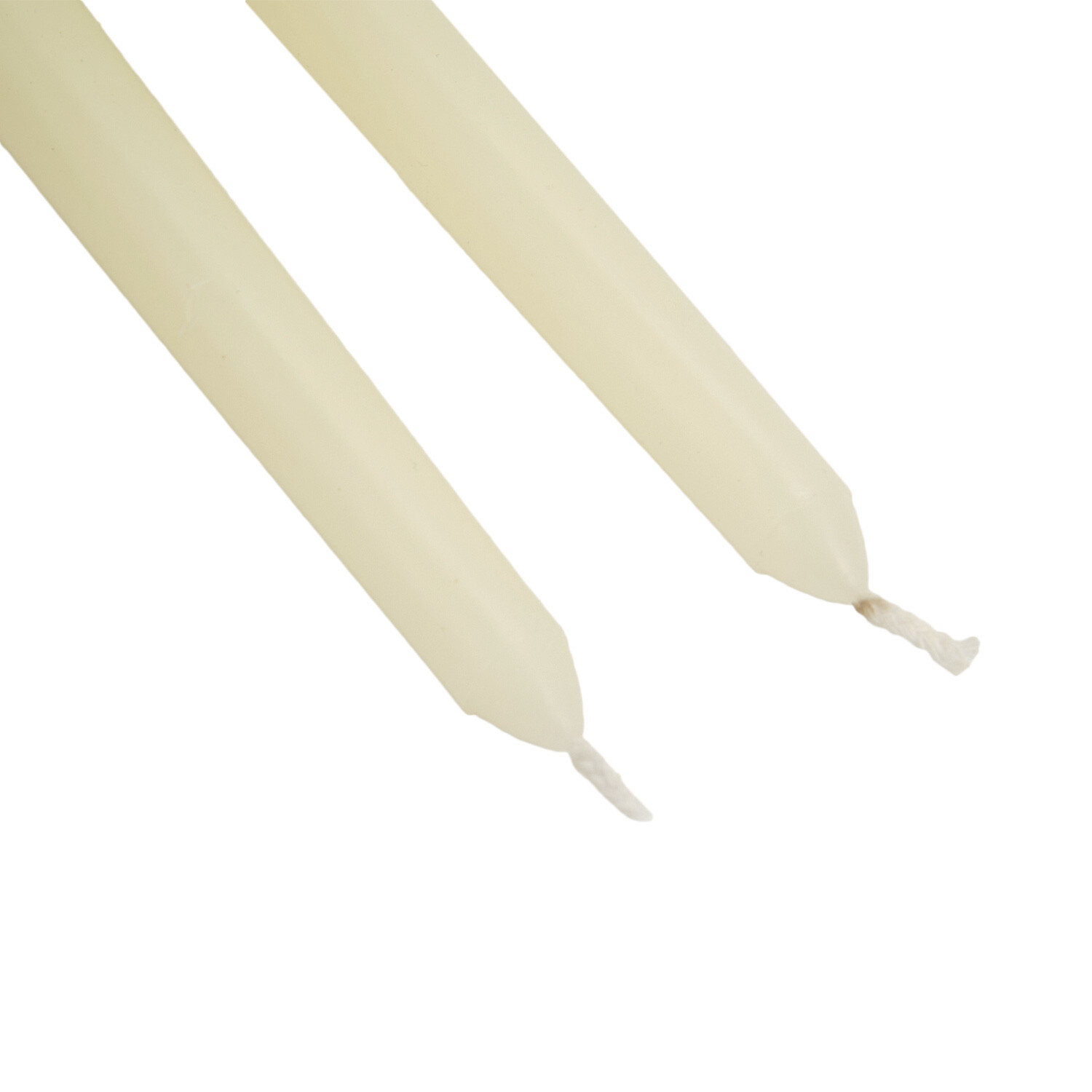 Pack of 10 Taper Candles - White Image 3