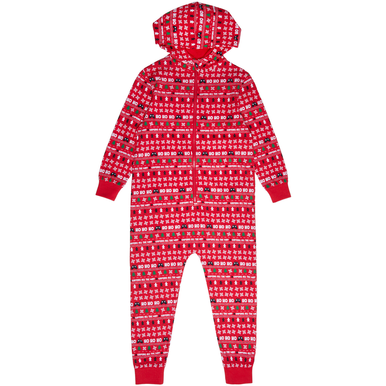 Xmas Gamer Onesie - Red / 4-6 Years Image