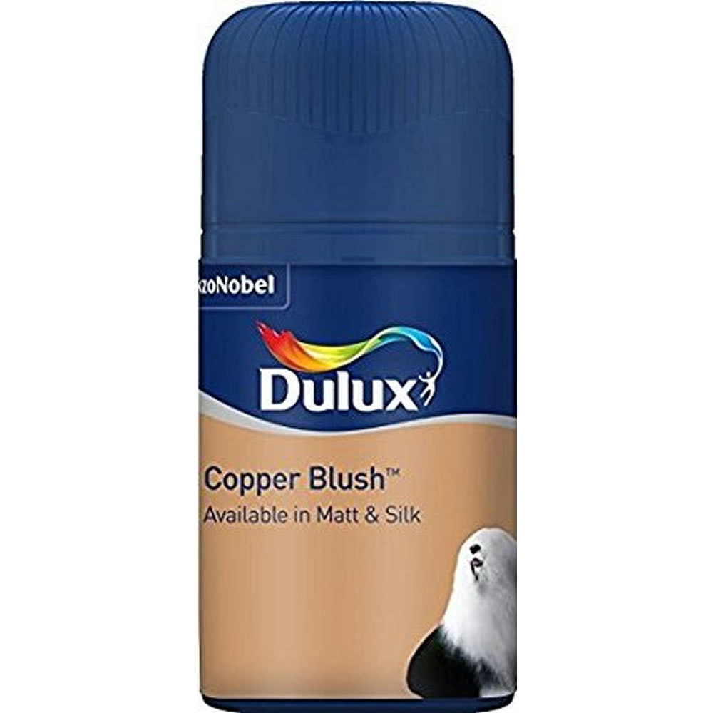 Dulux Copper Blush Matt Emulsion Paint Tester Pot 50ml Image 1