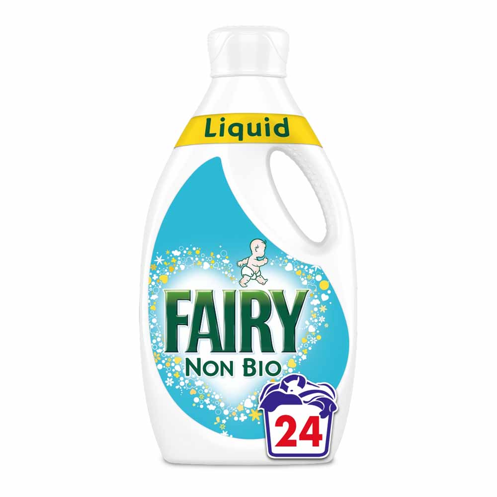 Fairy Non Bio Washing Liquid for Sensitive Skin 840ml 24 Washes Image 1
