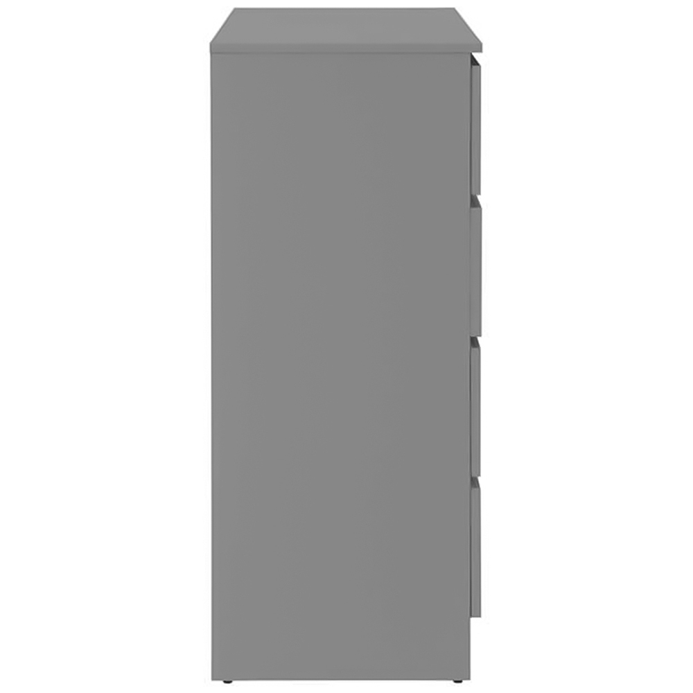 Oslo 4 Drawer Grey Chest of Drawers Image 6