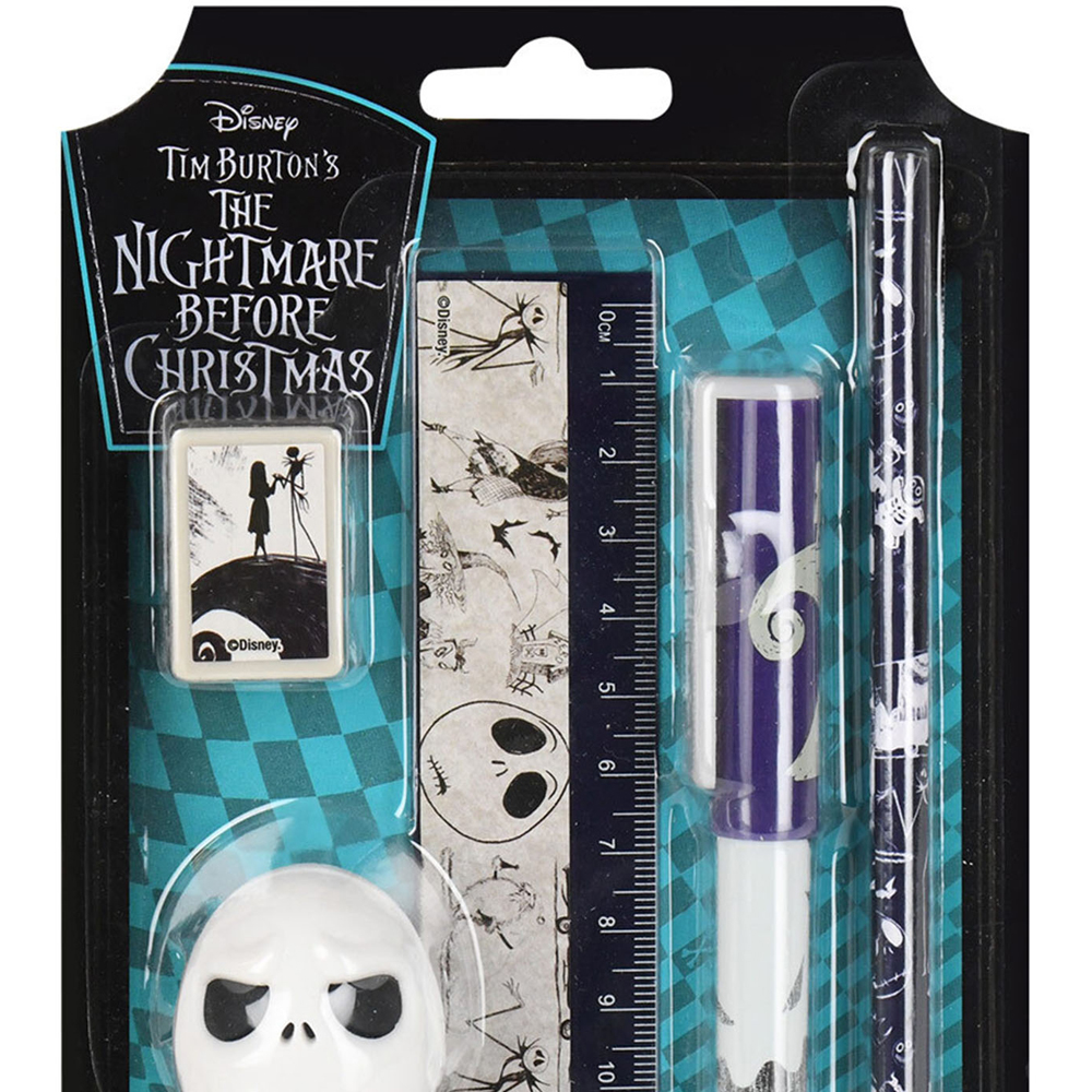 Nightmare Before Christmas Stationery Set - Black Image 2