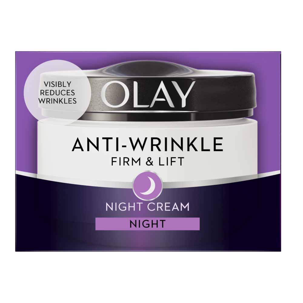 Olay Anti Wrinkle Firm and Lift Night Cream 50ml Image 1