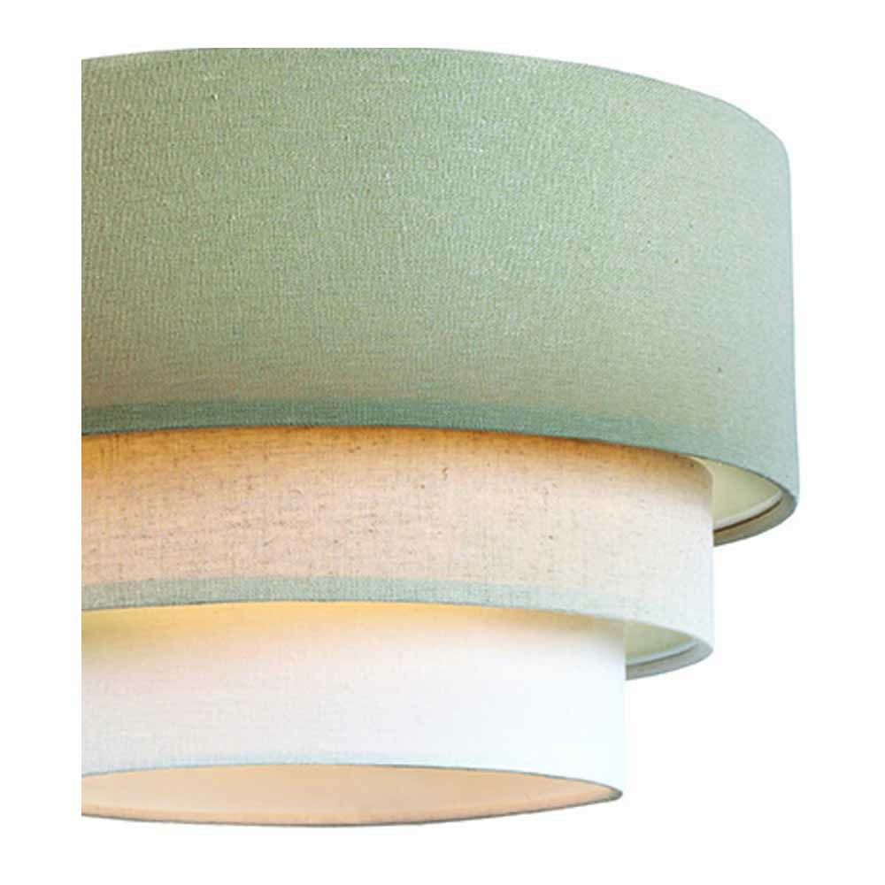 The Lighting and Interiors Taupe 3 Tier Pendant Shade Image 2