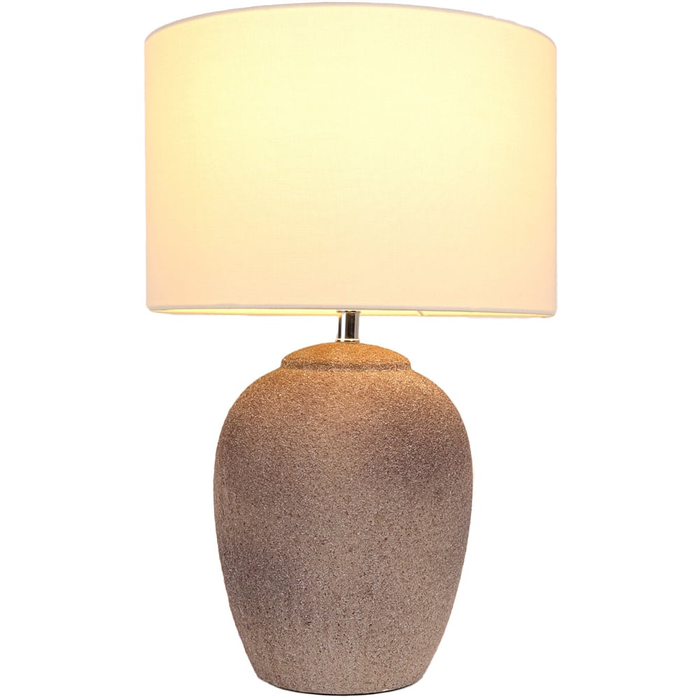 Lucas Natural Industrial Table Lamp Image 2