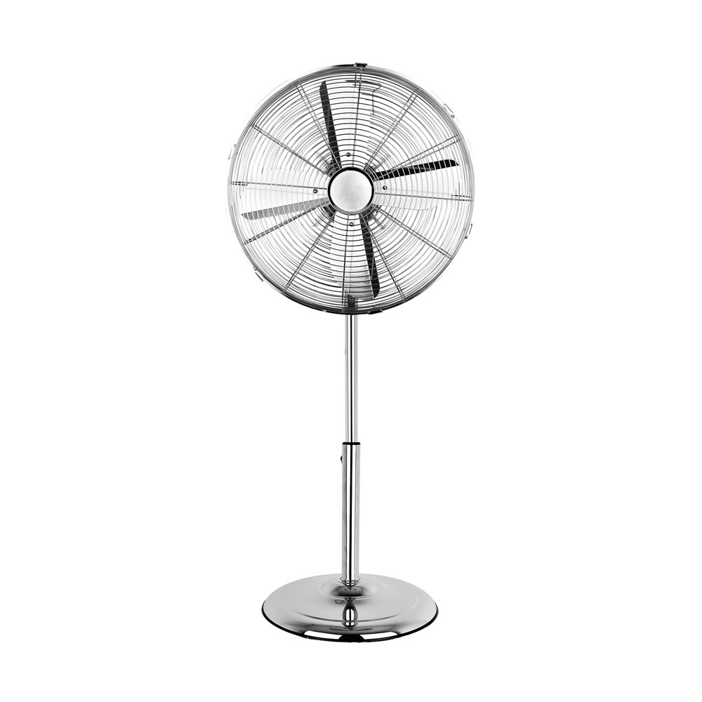 Status Stand Fan 16 Inch 3 Speed Setting Chrome Image 1