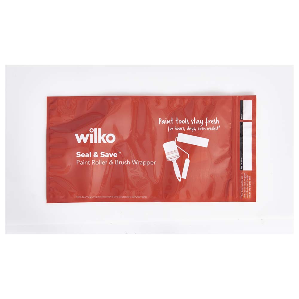 Wilko Seal and Save Roller and Brush Wrappers 10 Pack Image 1