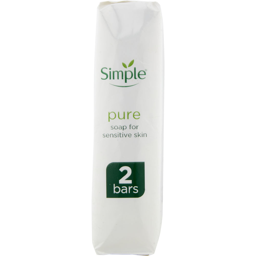 Simple Sensitive Skin Pure Soap 2 x 125g Image 2