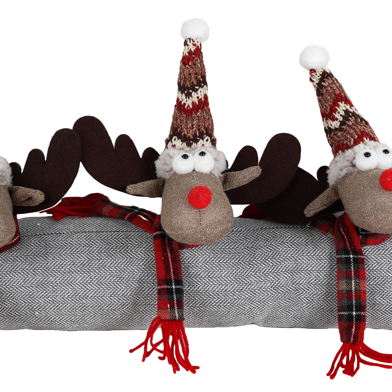 3D Reindeer Draught Excluder - Grey Image 2