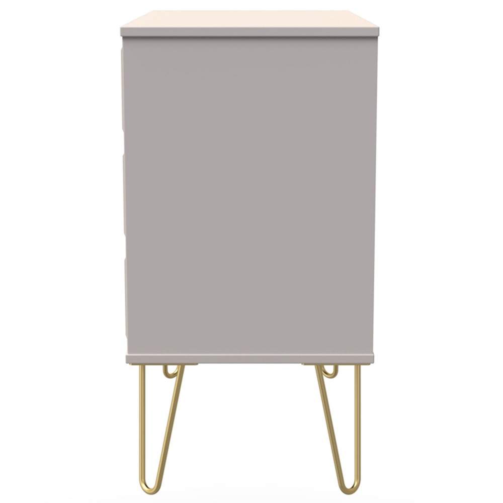 Crowndale Cube 3 Drawer Matt Kashmir Chest of Drawers Ready Assembled Image 4