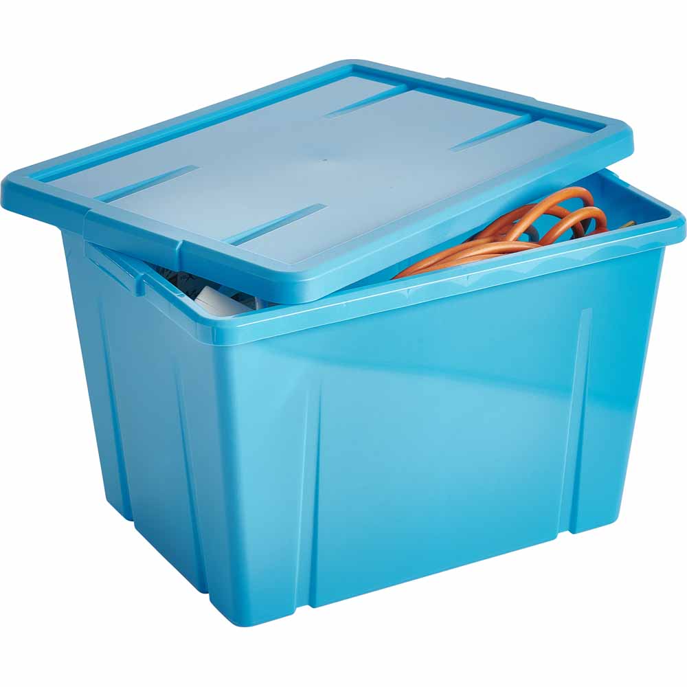 Wilko Teal Storage Box 20L Wilko