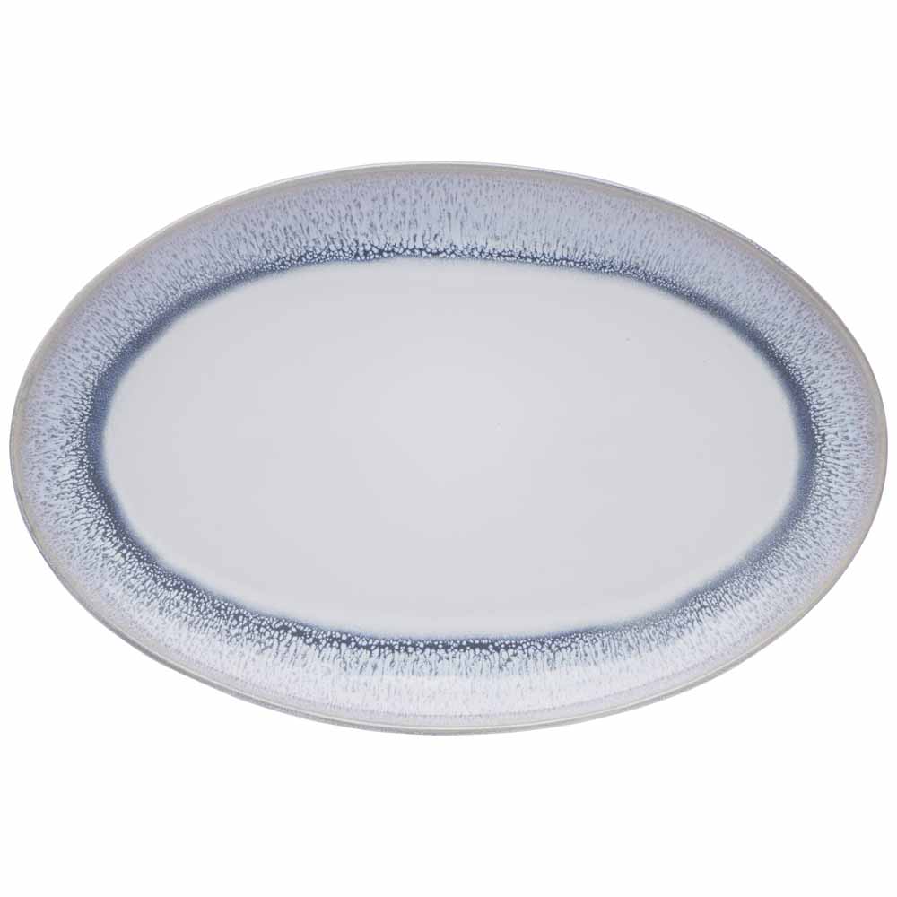 Wilko Grey Reactive Glaze  Platter Image 1