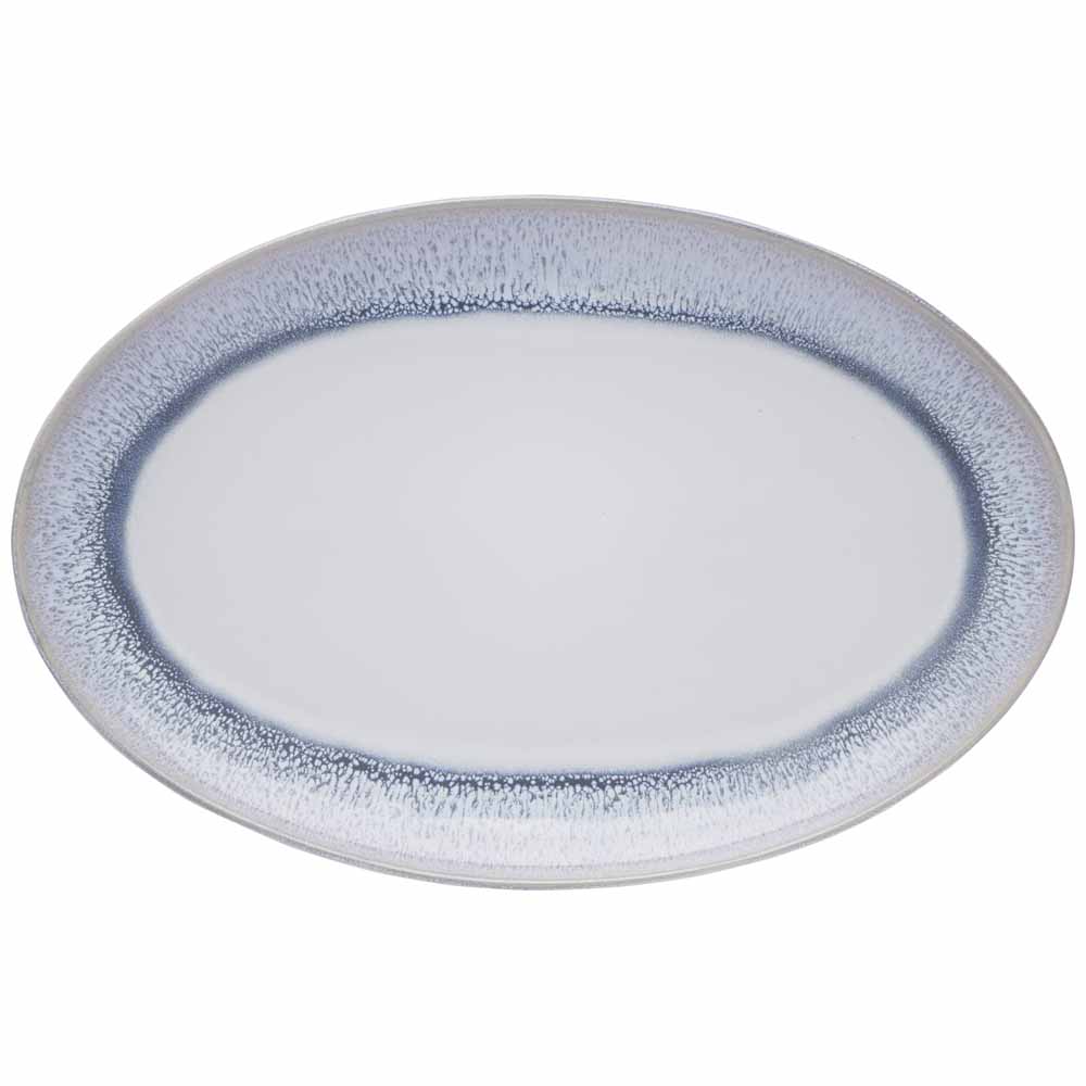 Wilko Grey Reactive Glaze Platter Wilko