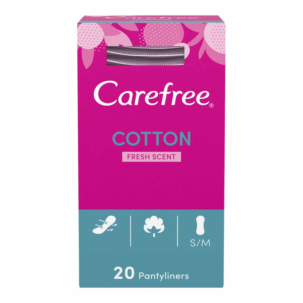 Carefree Fresh Pantyliners 20 pack  - wilko