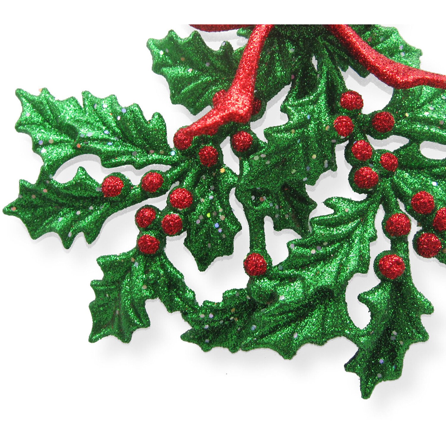 Holly and Berry Hanging Decoration Green Image 3