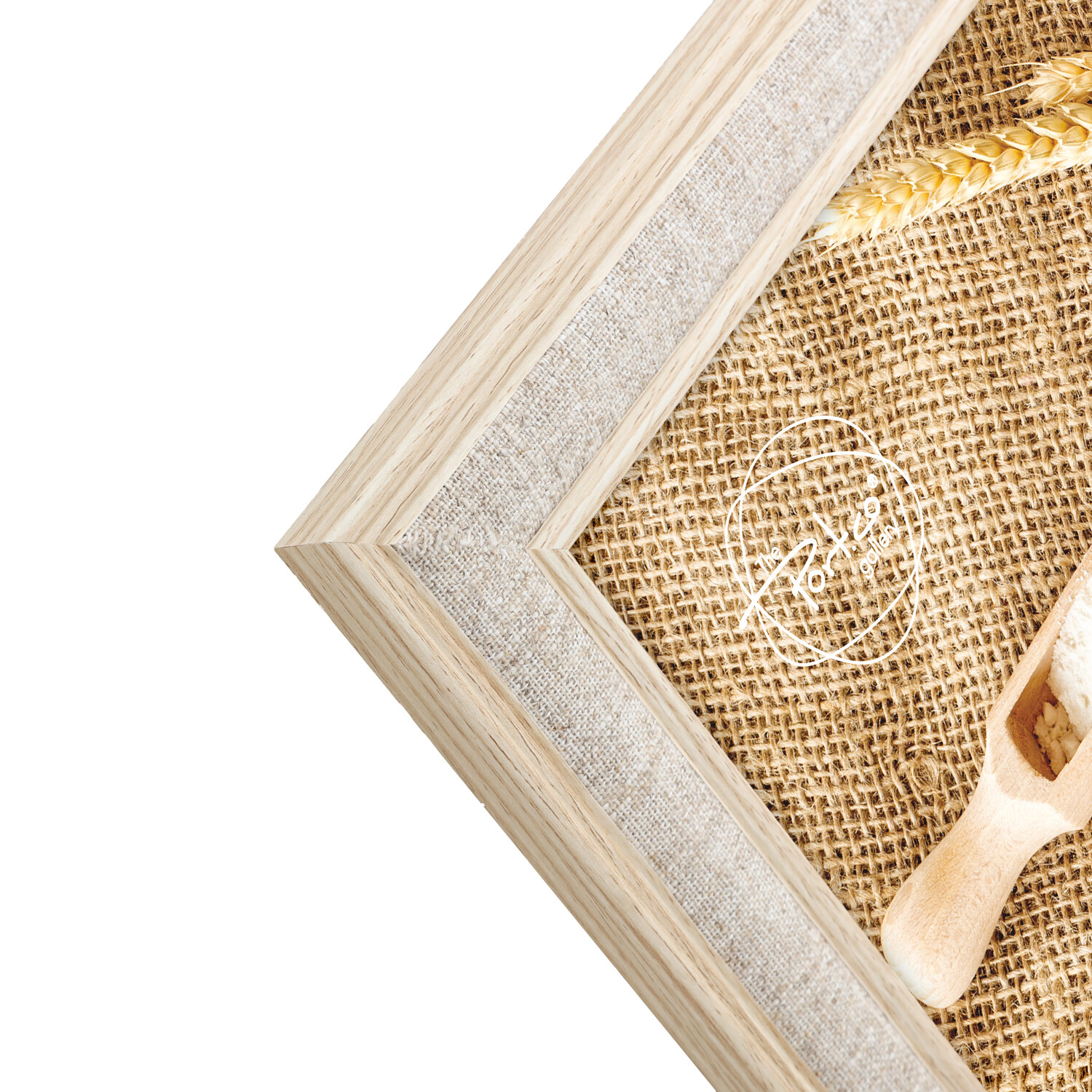 Whitstable Linen Effect Frame - Brown / 16 x 20 inch Image 3
