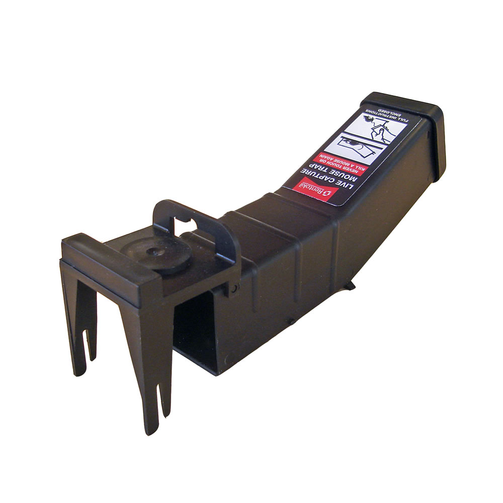 Rentokil Live Capture Mouse Trap Black Wilko
