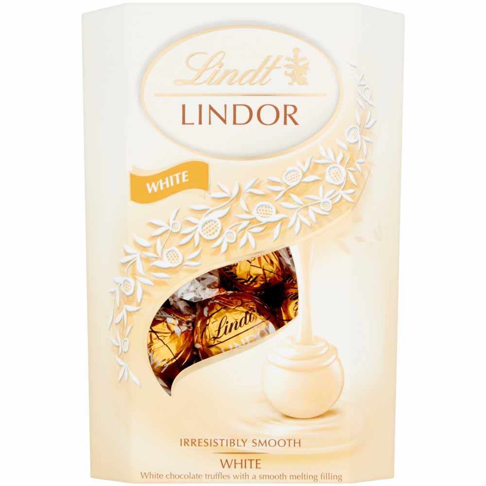 Lindt Lindor White Chocolate Truffles 200g Image 1