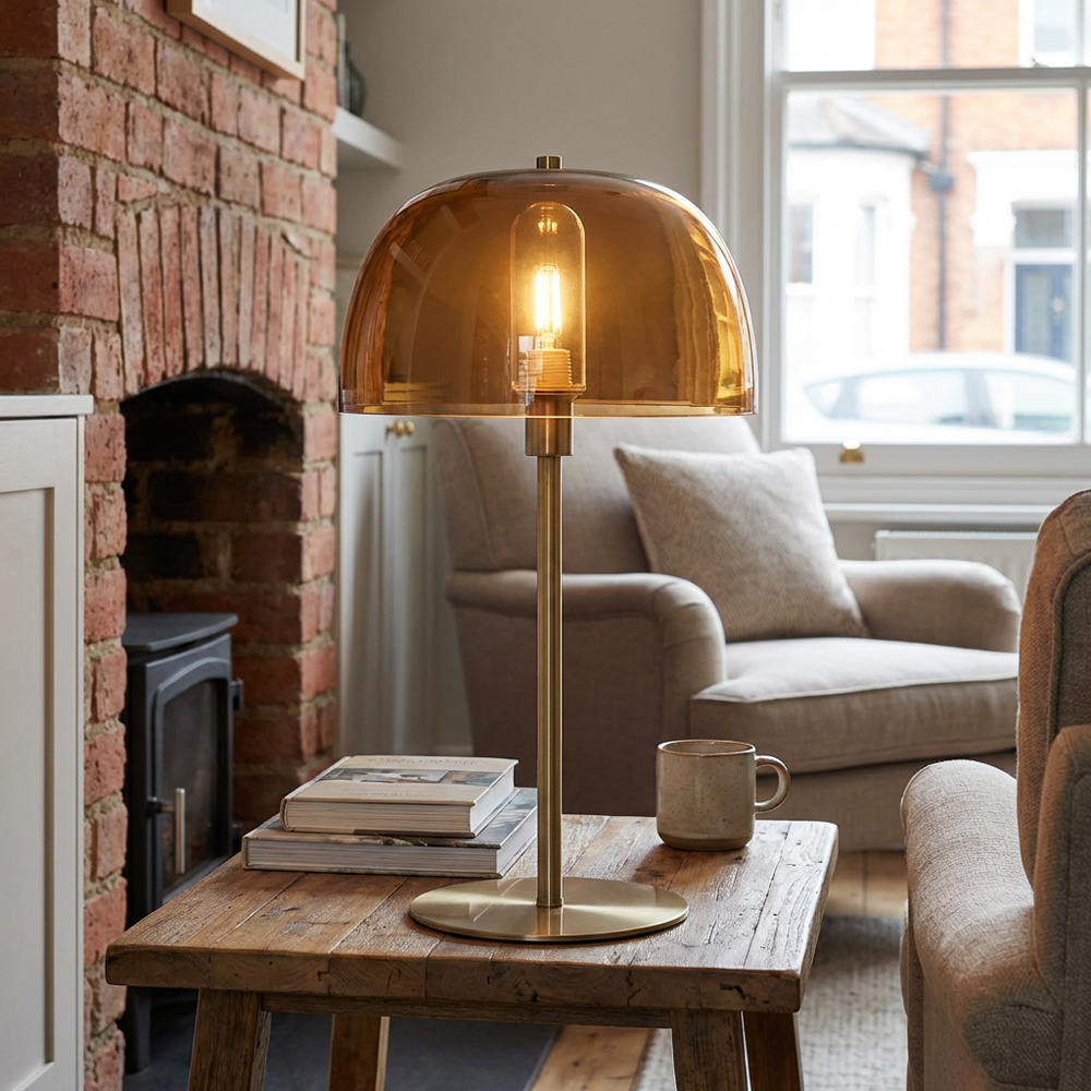 Adeleyn Table Lamp Brown Image 5