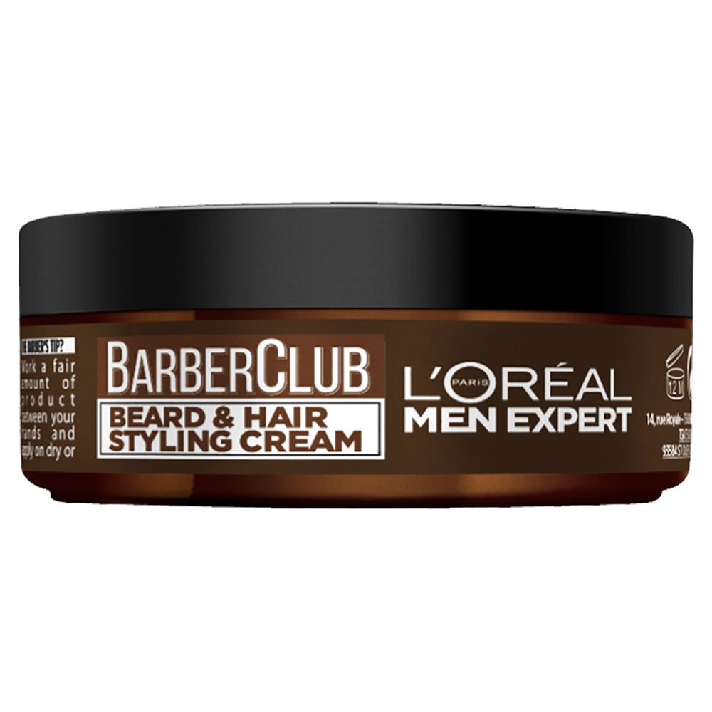 L'Oreal Men Expert Barber Club Beard and Hair Styling Cream 75ml Image 2