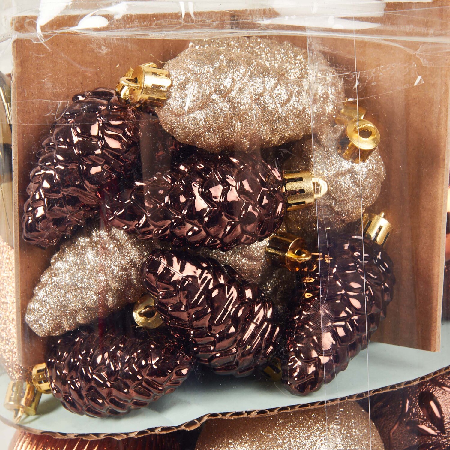 Pack of 120 Amber Charm Bauble Image 11