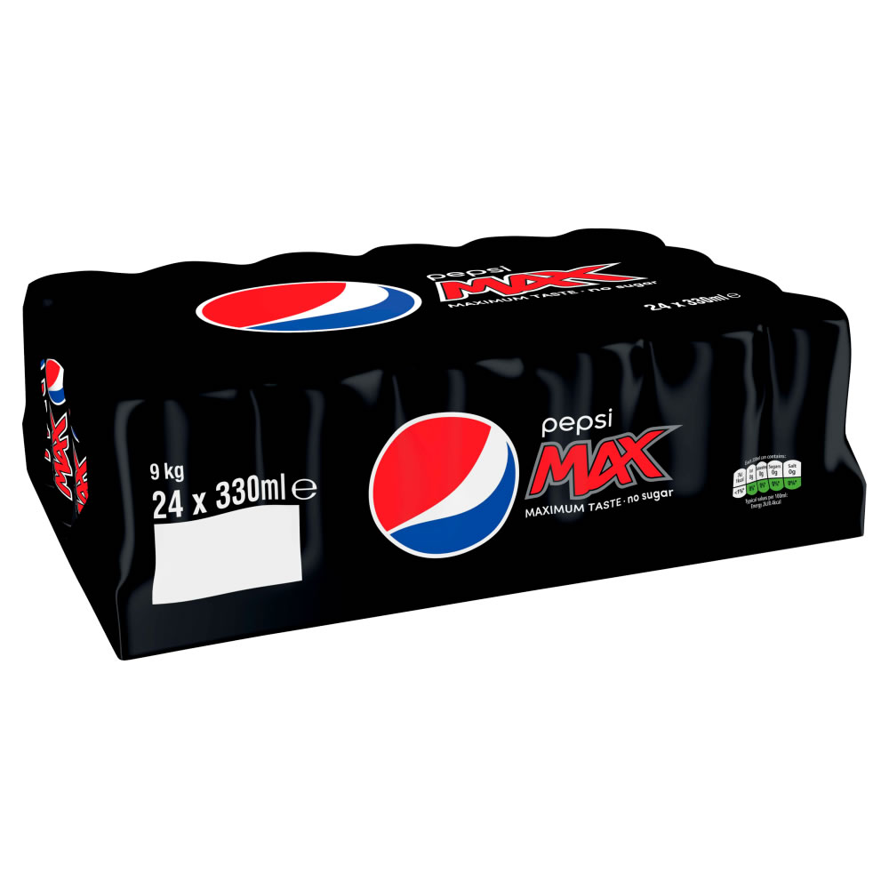 Pepsi Max Can 24 x 330ml Image