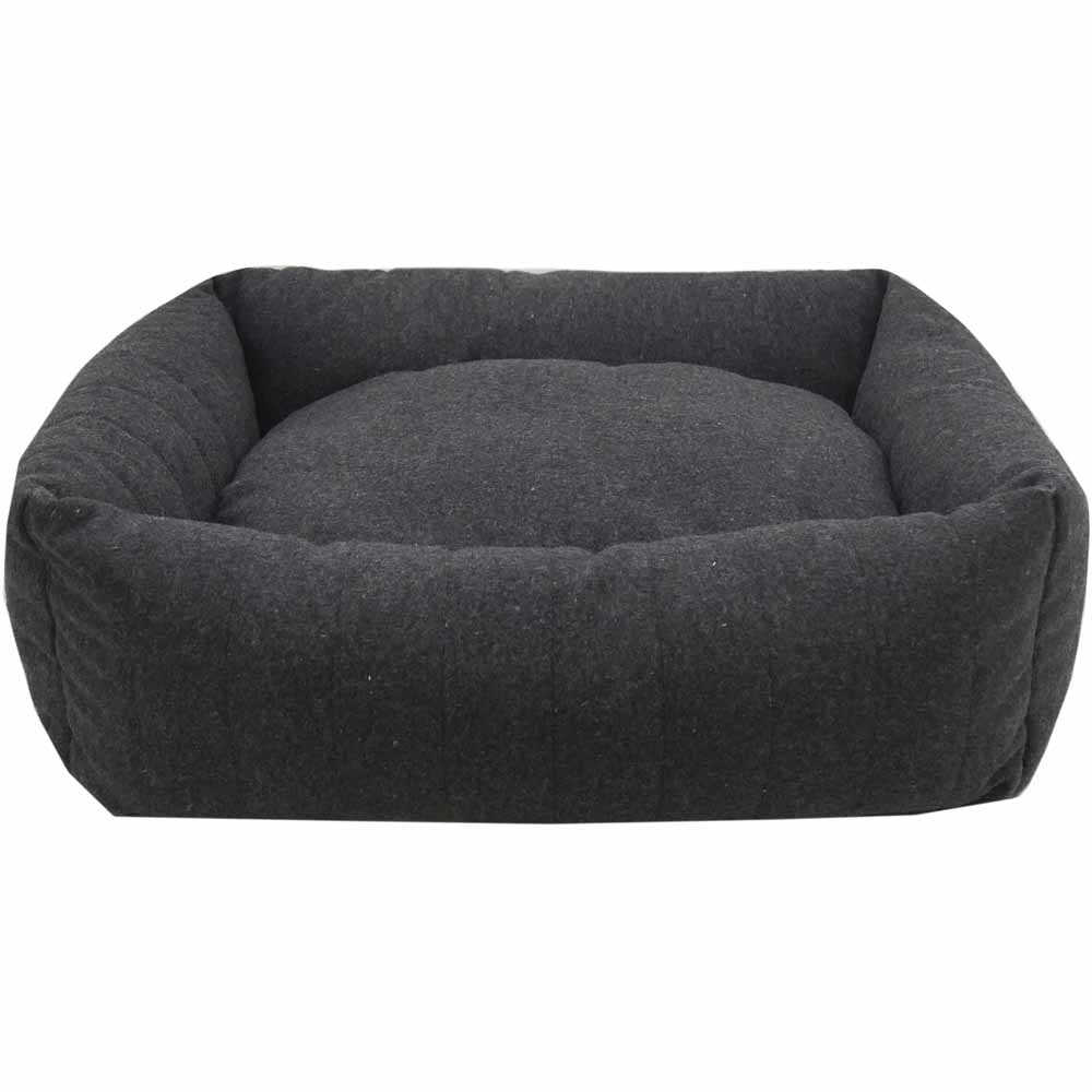 Rosewood Grey Felt Support Dog Bed Large Image 1
