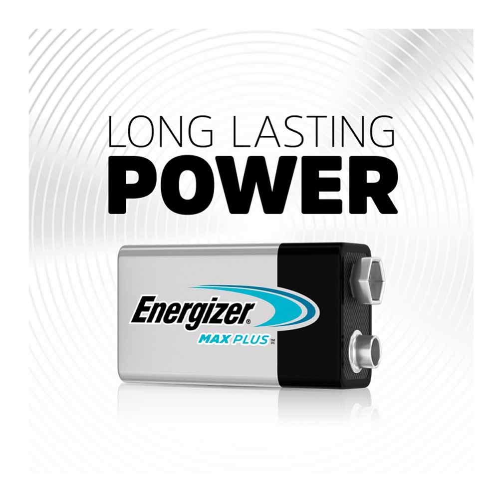 Energizer MaxPlus Single 9V Batteries Image 2