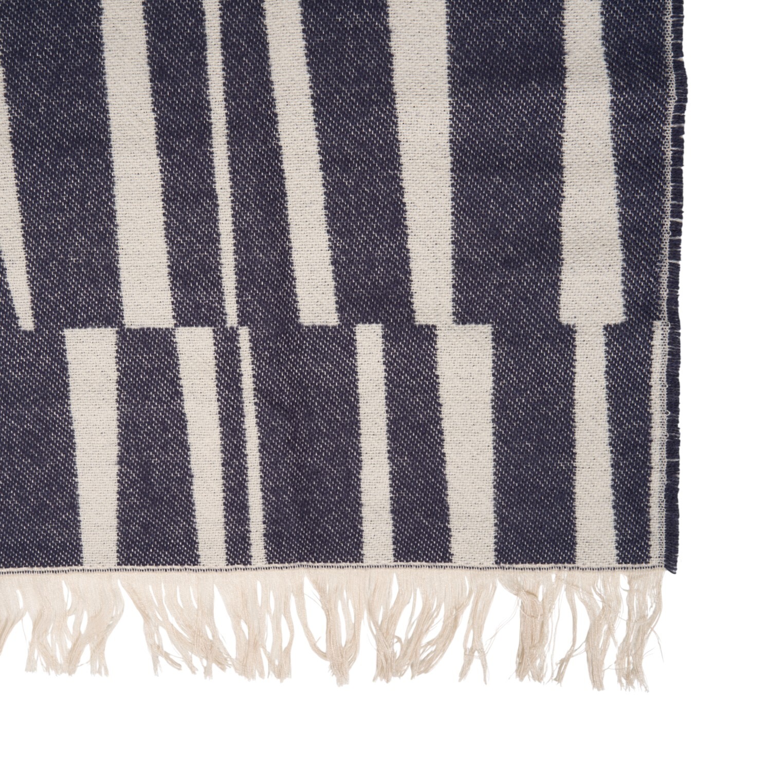 Grayson Woven Throw Navy Image 4