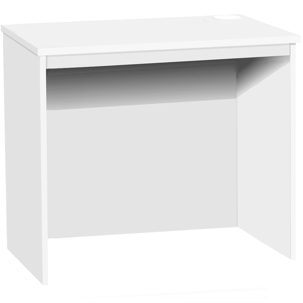 R White Cabinets Home Office Desk White Image 2