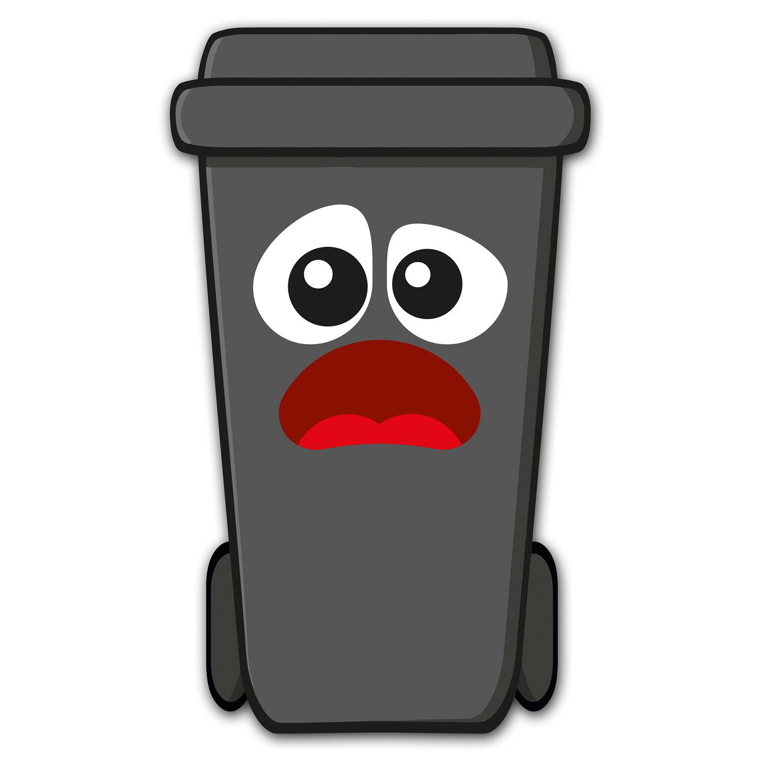 Trash Head Sticker Kit - Surprised Image 3