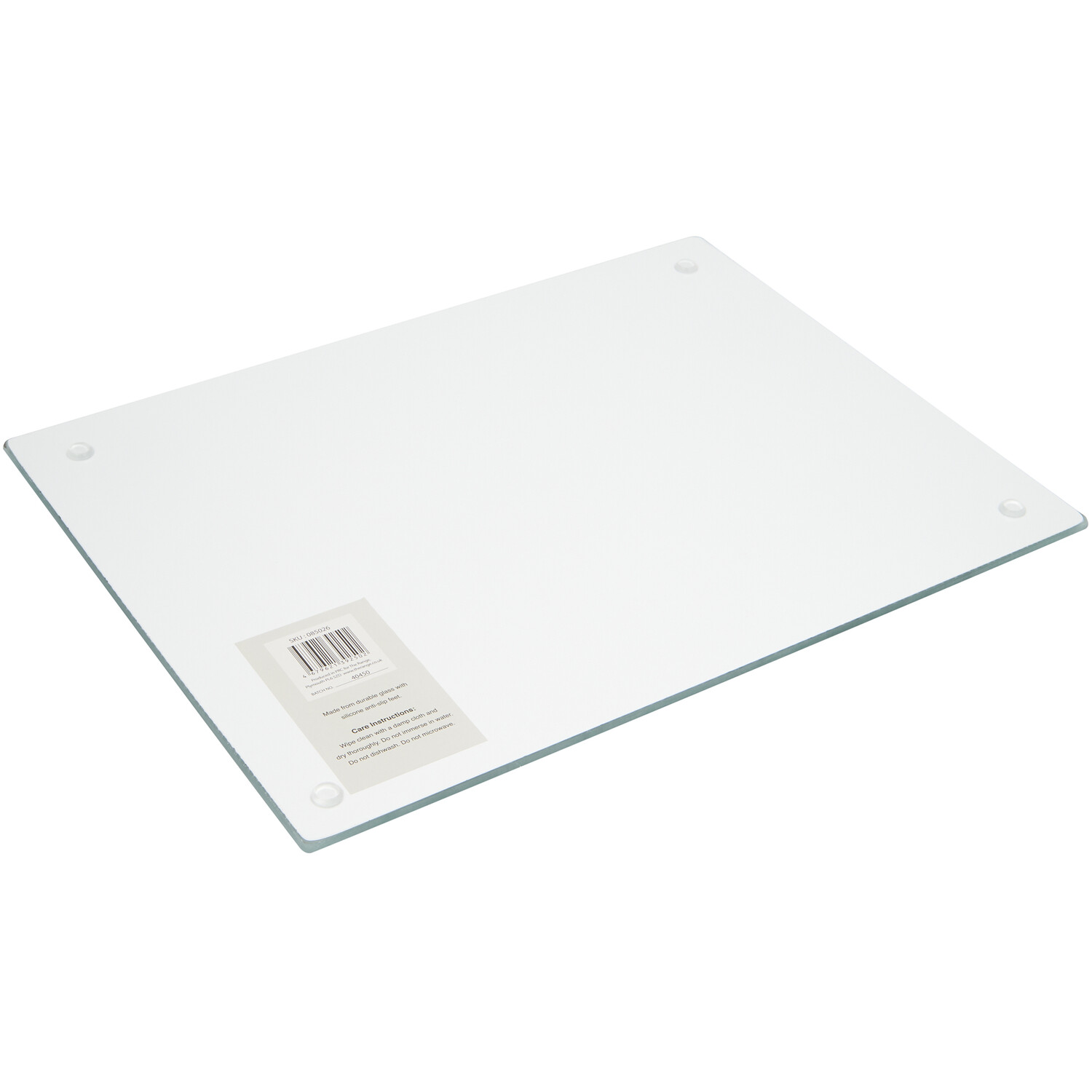 Speckle Glass Worktop Saver - Clear Image 4