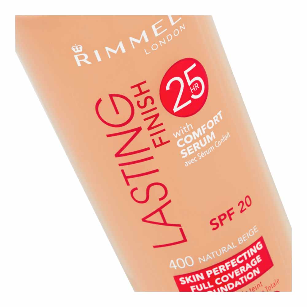 Rimmel Lasting Finish 25 Hours Liquid Foundation Natural Beige 30ml Image 3