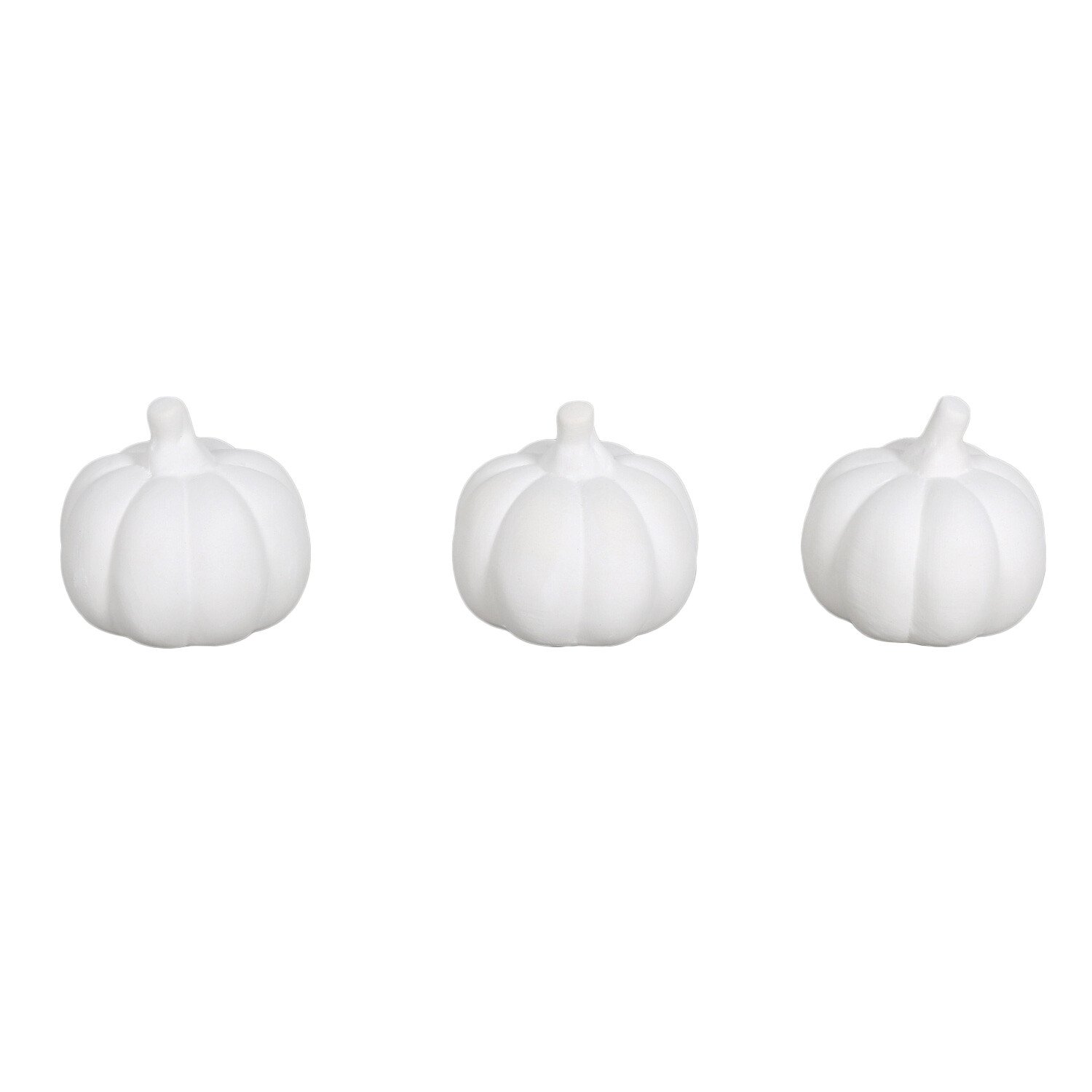 The Fall Collection Set of 3 Ceramic Pumpkins Image 1