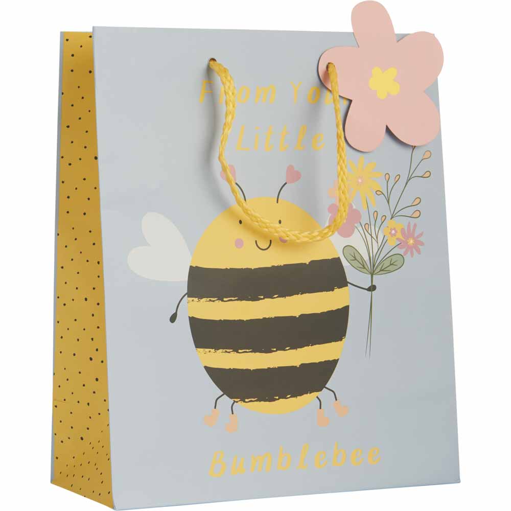 Wilko Bee Gift Bag Medium Image
