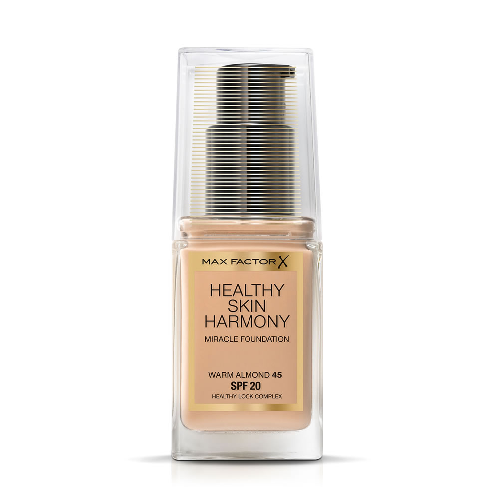 Max Factor Healthy Skin Harmony Miracle Foundation  SPF20 Almond 45 30ml Image 2