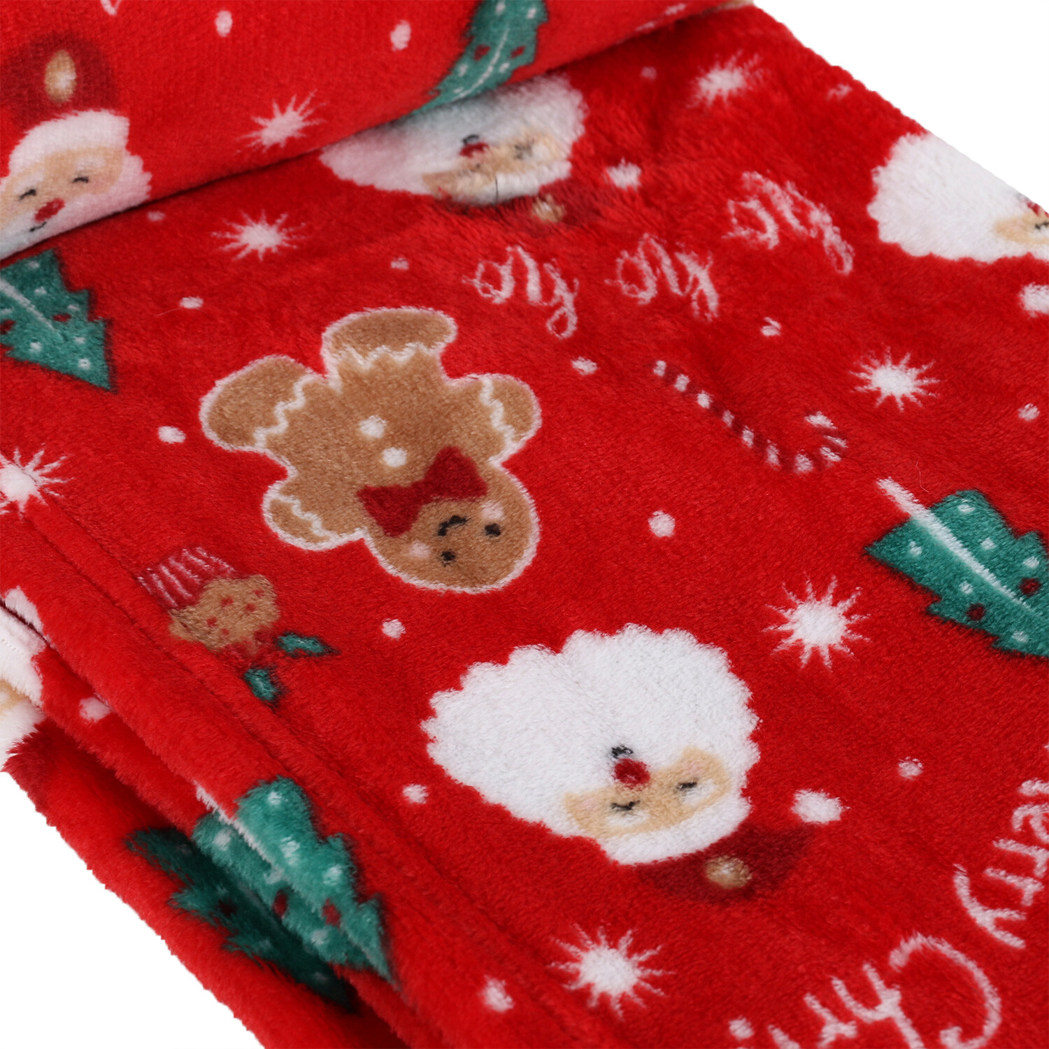 Merry Christmas Red Throw Image 2